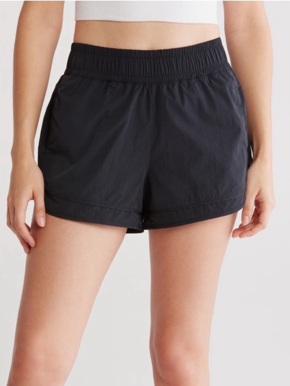 Yogalicious Black Running Shorts, Women's Size XL